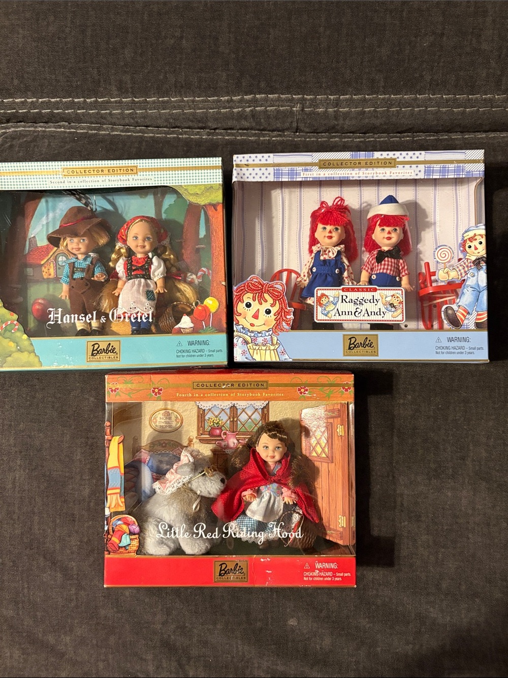 Kelly Doll Storybook lot  Hansel and Gretel Red Riding Hood Raggedy Ann And